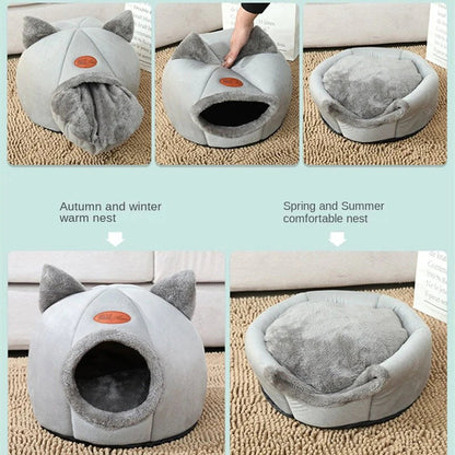 Cozy 2-In-1 Pet House Bed | Family Pet | Kitchen + Metal