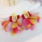 Handmade Cotton Long Tassel  Earrings