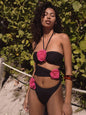 Floral cut-out one piece
