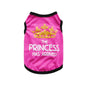 Summer Pet T-shirt Puppy Dog Clothes Crown Princess Letter Printed Cat Vest Cotton T Shirt Pug Chihuahua Costumes for Small Dogs