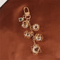 Exquisite Pearl Heart Pendant Keychain Fashion Handbag Ornaments Accessorie Keyring Tassel Waist Wallet Trinket Key Holder Charm