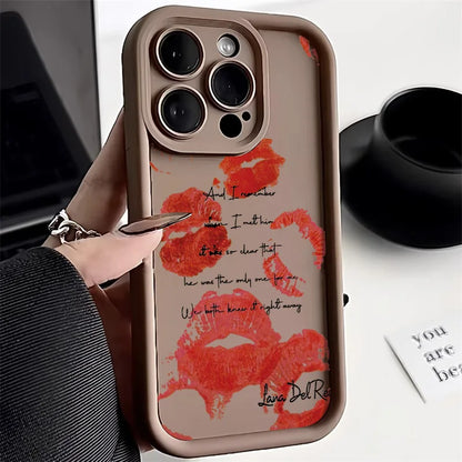 Sexy Girl Lips Silicone Phone Case