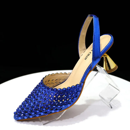 New Diamond Design Shoe and Bag Set