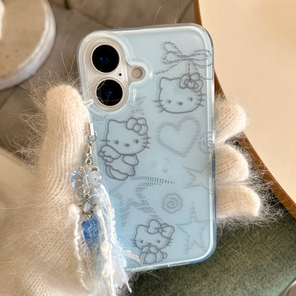 Hello Kitty With Luxury Imitation Diamonds Phone Case