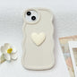 Cute 3D Bow Soft Curly Wave Cover Phone Case