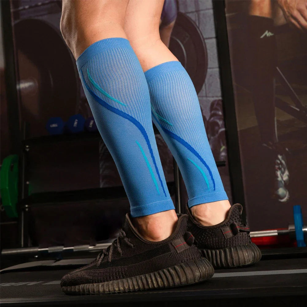 1Pair Calf Compression Sleeve Men & Women -20-30mmHg Shin Splint Compression Sleeve Recover Varicose Veins,Torn Calf,Pain Relief