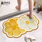 RAKKS Home Carpet Rug Diatom Mud Bath Mat Super Absorbent Bathroom Rug, Quick Dry Floor Mat for Wet Area, Easy Clean