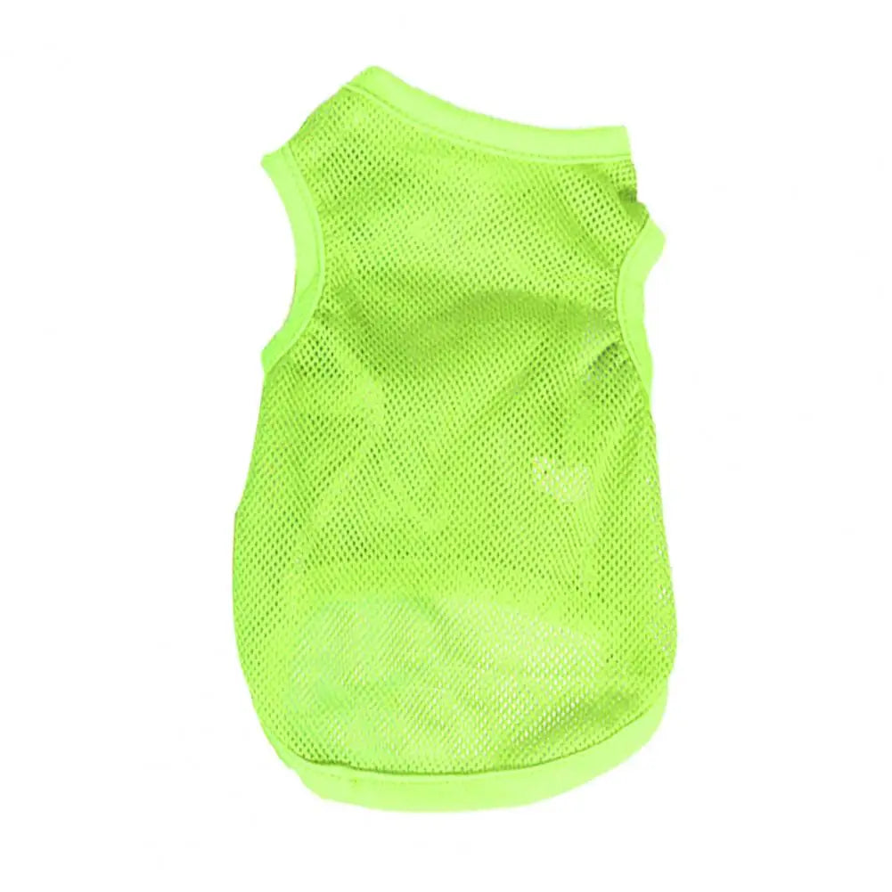 Attractive Puppy T-Shirt Solid Color Dog Shirt Shrink-resistant Stretchy Comfortable Touch Dog Apparel