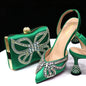 Woman Shoes And Matching Bag Set