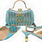 Lastest Italian Ladies Shoes with Matching Bag Set HKK1-6