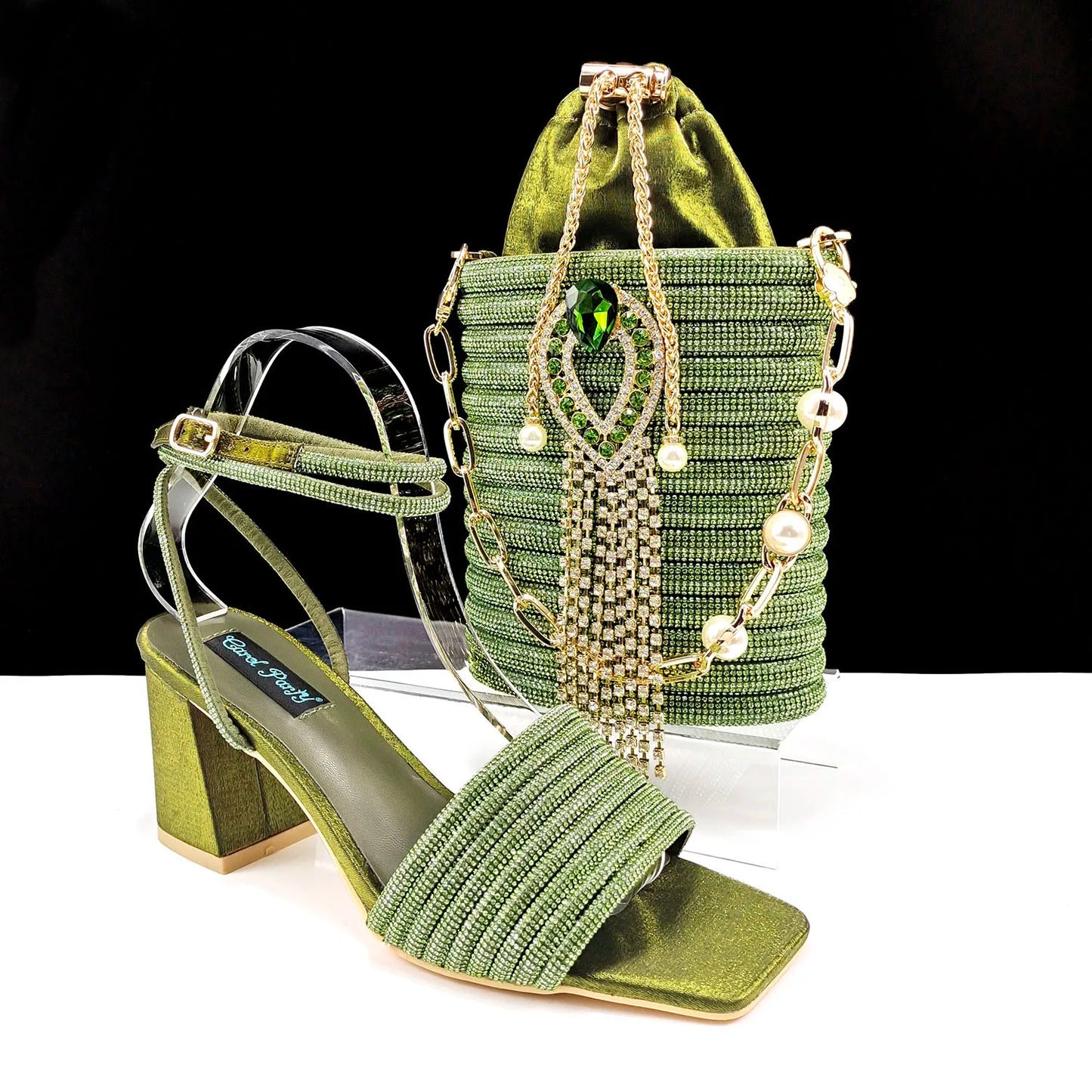 Lastest Italian Design Ladies Shoes with Matching Bag Set  HJJ1-23