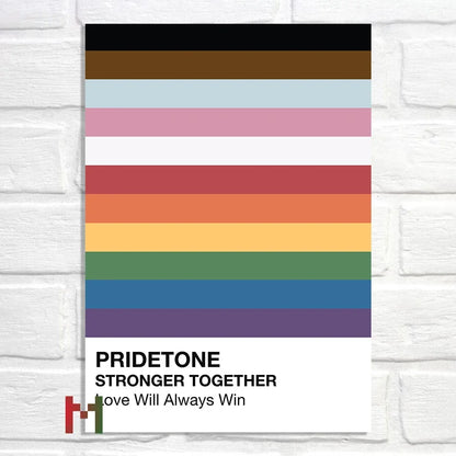 Abstract Pride Art Canvas Print Wall Decor LGBT Home Art