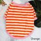 Stripe Spring Dog T-shirt Soft Small Medium Dog Puppy Clothing Shirt Vest Printed Pet Dog Puppy Vest T-shirt Dog Cloth