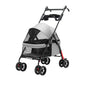 Foldable Pet Stroller for Small Dogs - Lightweight Travel Carrier with Dining Tray