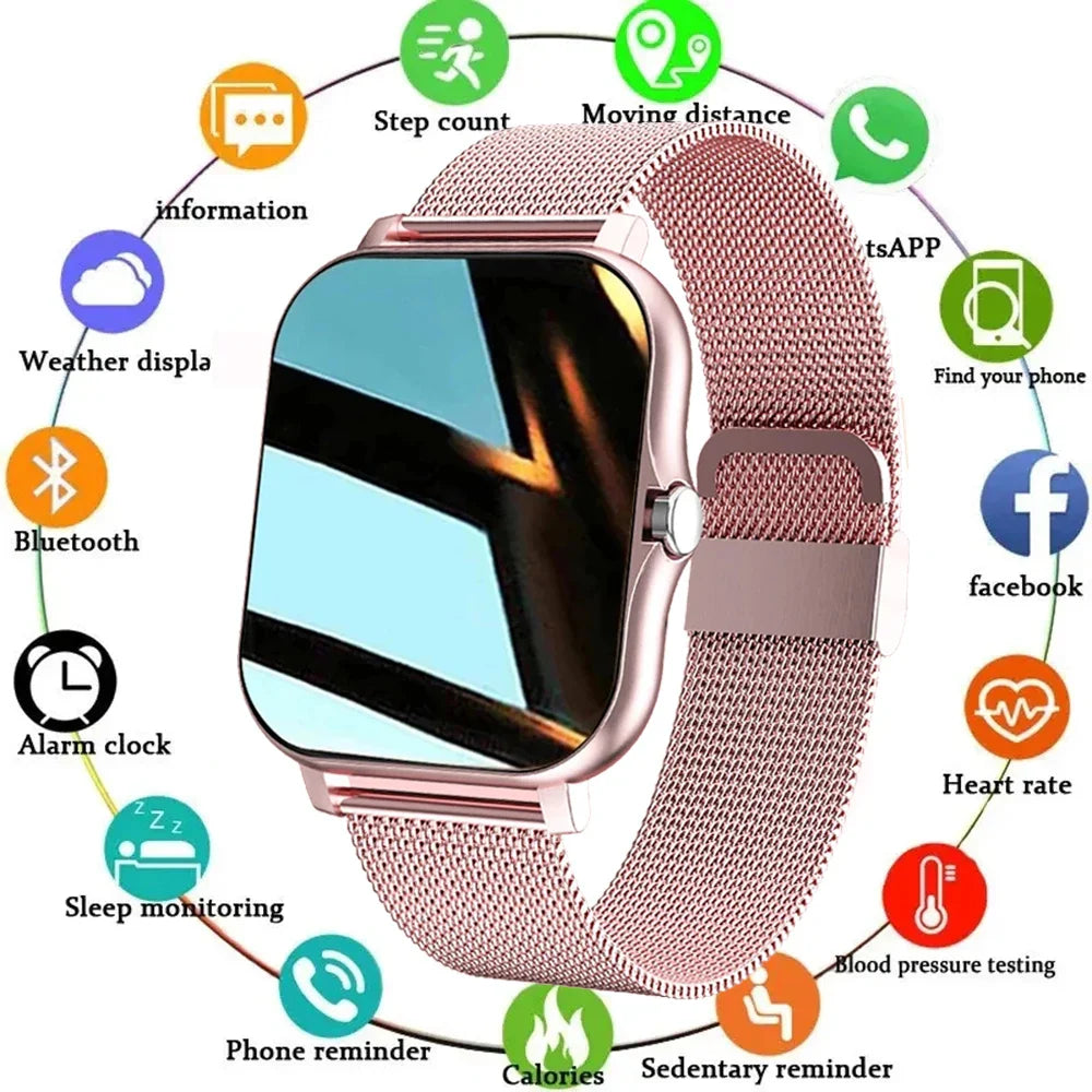 2024 Smart Watch with Bluetooth Call - DIY Watch Faces for Men & Women