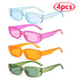 13pcs Small Square Retro Sunglasses