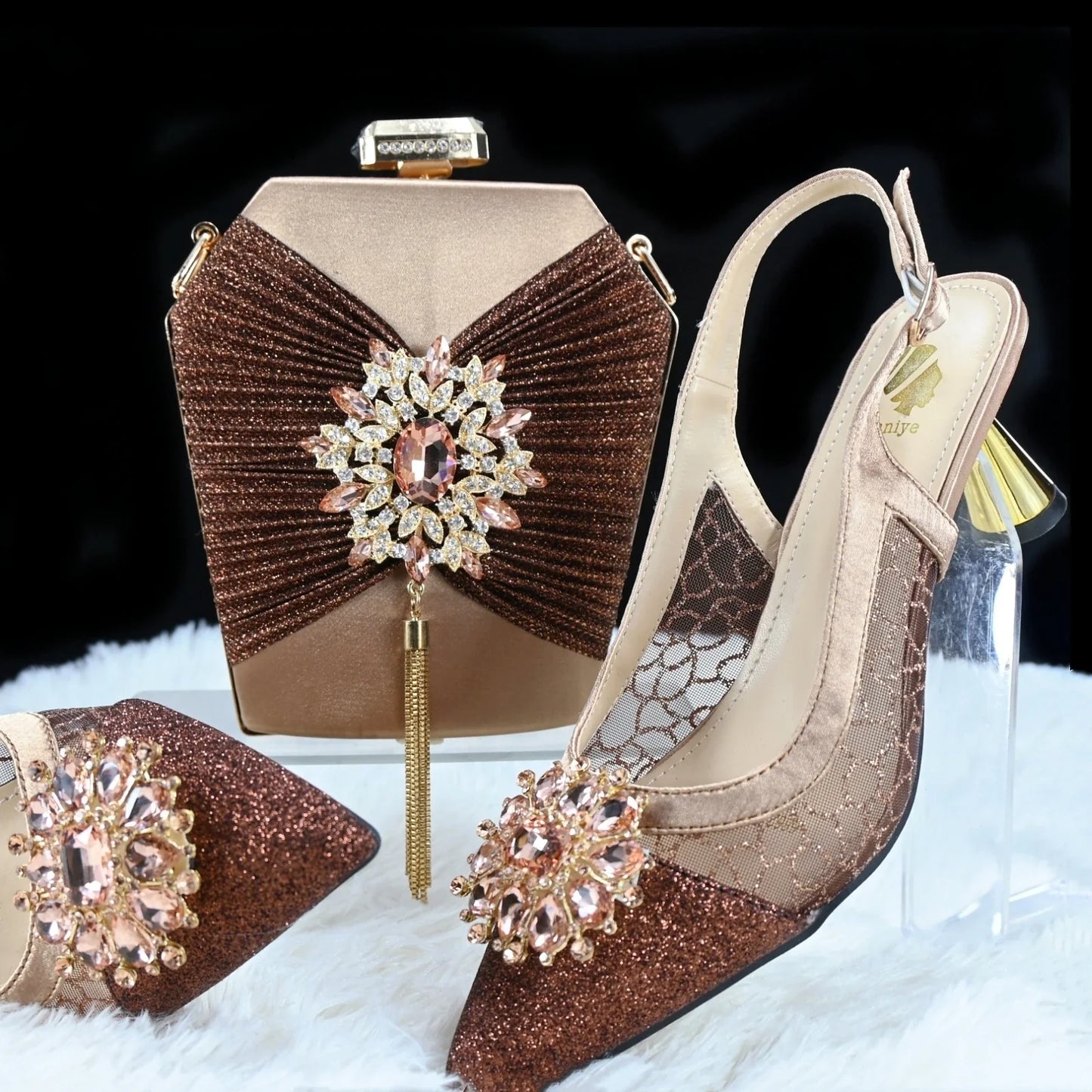 Italian High Quality Italy Shoe And Bag Set HGH1-11