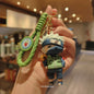 NARUTO Keychain Anime Figure Haruno Sakura Hatake Kakashi Gaara Uzumaki Naruto PVC Pendant key Rings for Kids Birthday Toy Gift