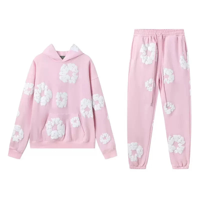 DENIM TEARS Foam Cotton Printed Hoodie