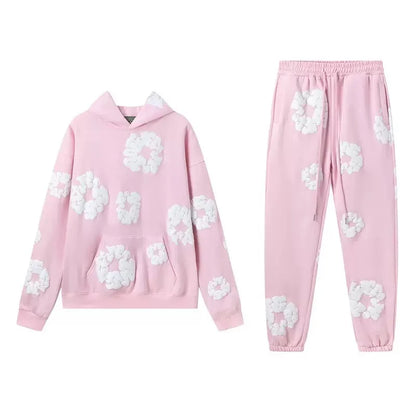 DENIM TEARS Foam Cotton Printed Hoodie