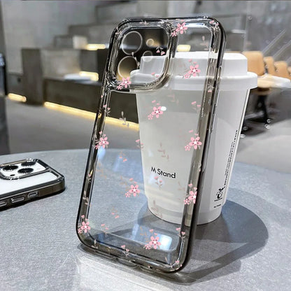 Transparent Flower Phone Case