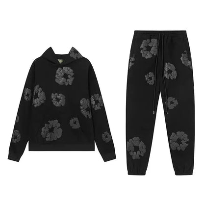 DENIM TEARS Foam Cotton Printed Hoodie