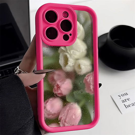 Cute Flower Cartoon Frog Strawberry Cover Phone Case