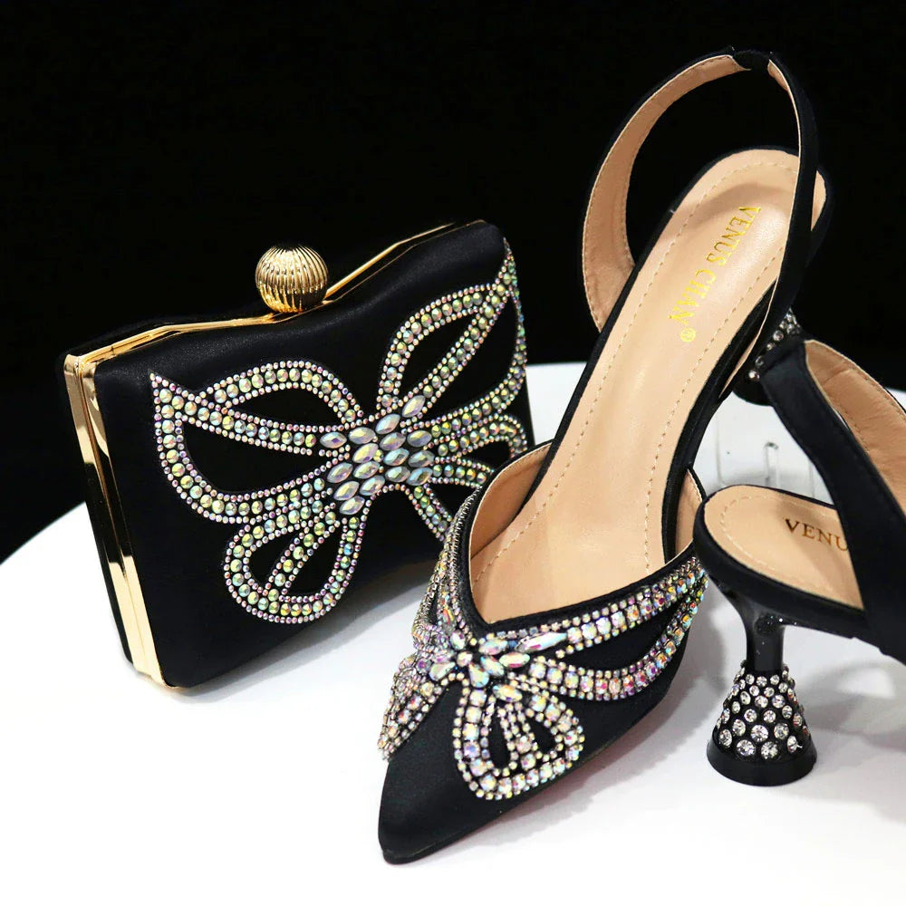 Italian Shoe and Bag Set HJK1-51