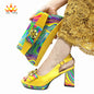 Italian Design Shoes Matching Bag Set