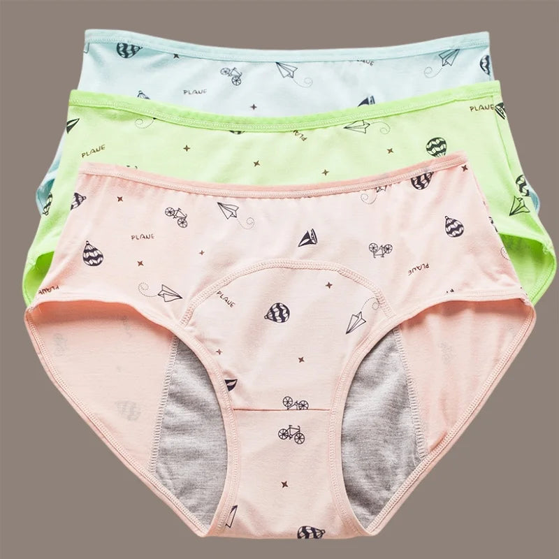 3 pcs Girls Period  Panties