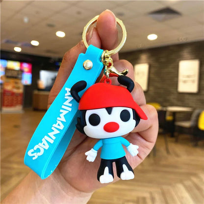 New  Cartoon Animaniacs Keychain Pendant Bag Car Keychain Accessories Valentine's Day Wedding Anniversary Birthday Gift