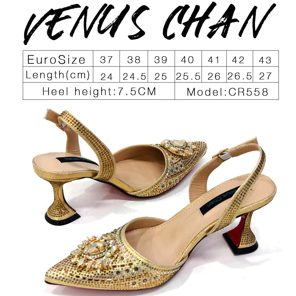 Italian Shoes and Bags Matching Set for Women INS New
