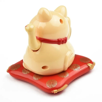 2.5 Japanese Solar Wave Hand Lucky Cat, Car Decorations, New Year Decorations  Hand Crafts Figurines And Miniatures 1pc Plastic