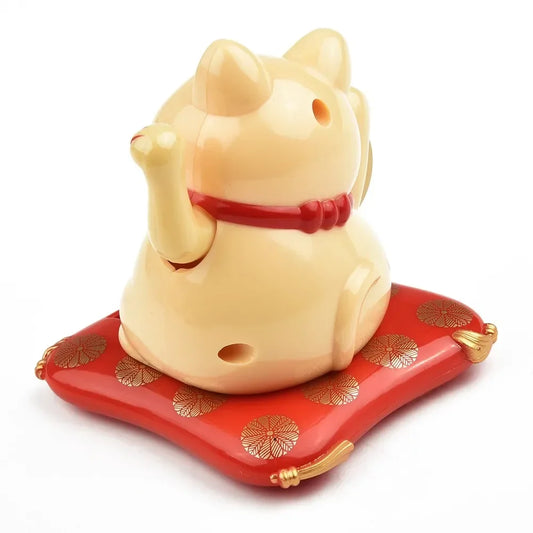 2.5 Japanese Solar Wave Hand Lucky Cat, Car Decorations, New Year Decorations  Hand Crafts Figurines And Miniatures 1pc Plastic