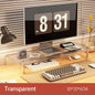 Transparent Acrylic Desktop Organizer Desktop Items Shelf Computer Monitor Heightening Shelf To Protect The Cervical Spine