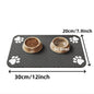 Pet Feeding Mat-Absorbent Pet Placemat for Food and Water Bowl