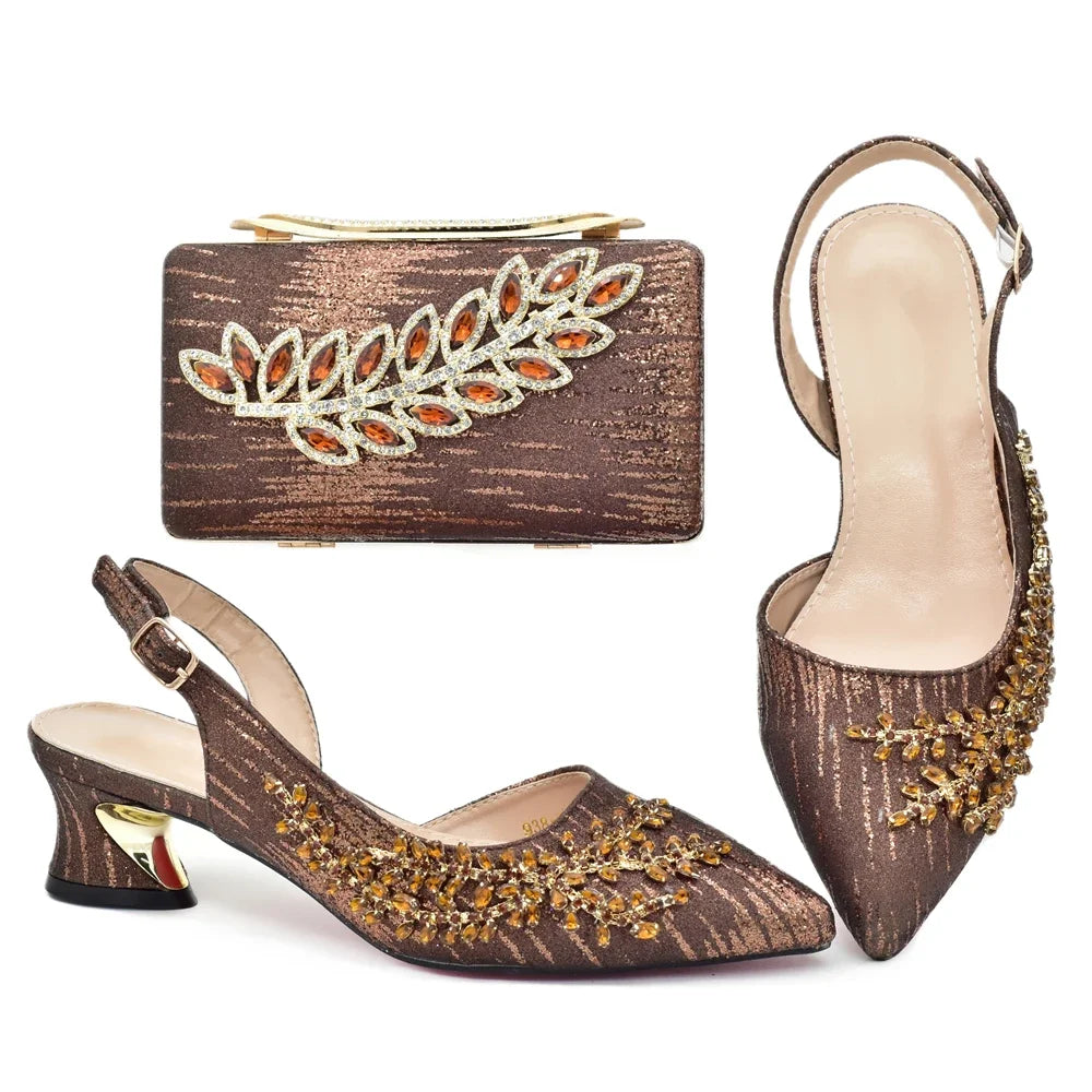 Latest Italian Shoe and Bag Set