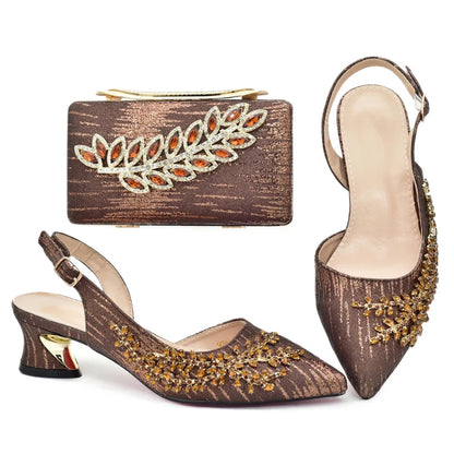 Latest Italian Shoe and Bag Set