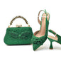 Lastest Italian Ladies Shoes with Matching Bag Set HAC1-9