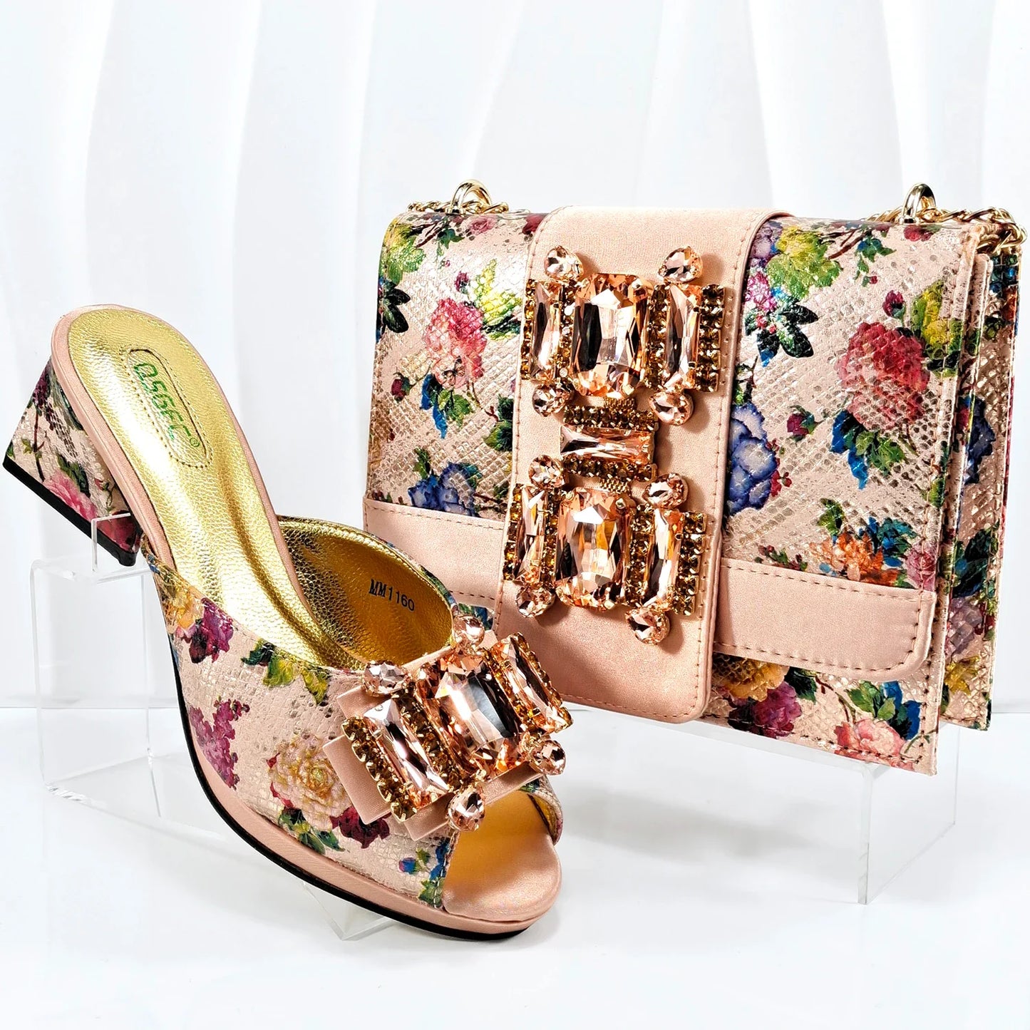Shoes And Bag Matching Set For Party HAA1-9