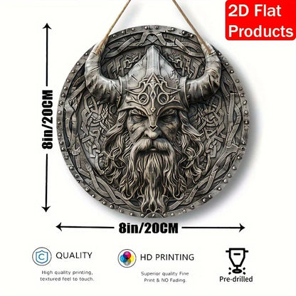 Rustic Viking Hero Imitation wooden Plaque-Home&Farmhouse,Garden-Room Decor,Aesthetic Room,House Decor,birthday,holiday gifts