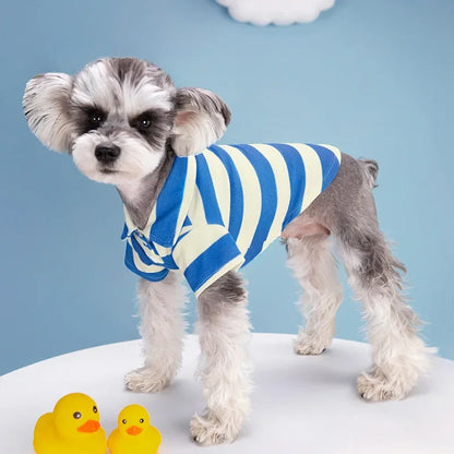 Pet Dog Clothes for Small Medium Dogs Pet Dog Polo Shirt Fashion Puppy Clothes Dogs Cats T-Shirt Pet Supplies