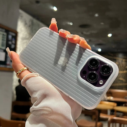 Soft Matte Corrugated Clear Phone Case