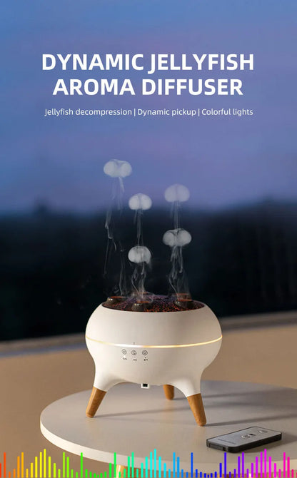 Jellyfish Aroma Diffuser | 250ml | 7 Color Lights & Remote