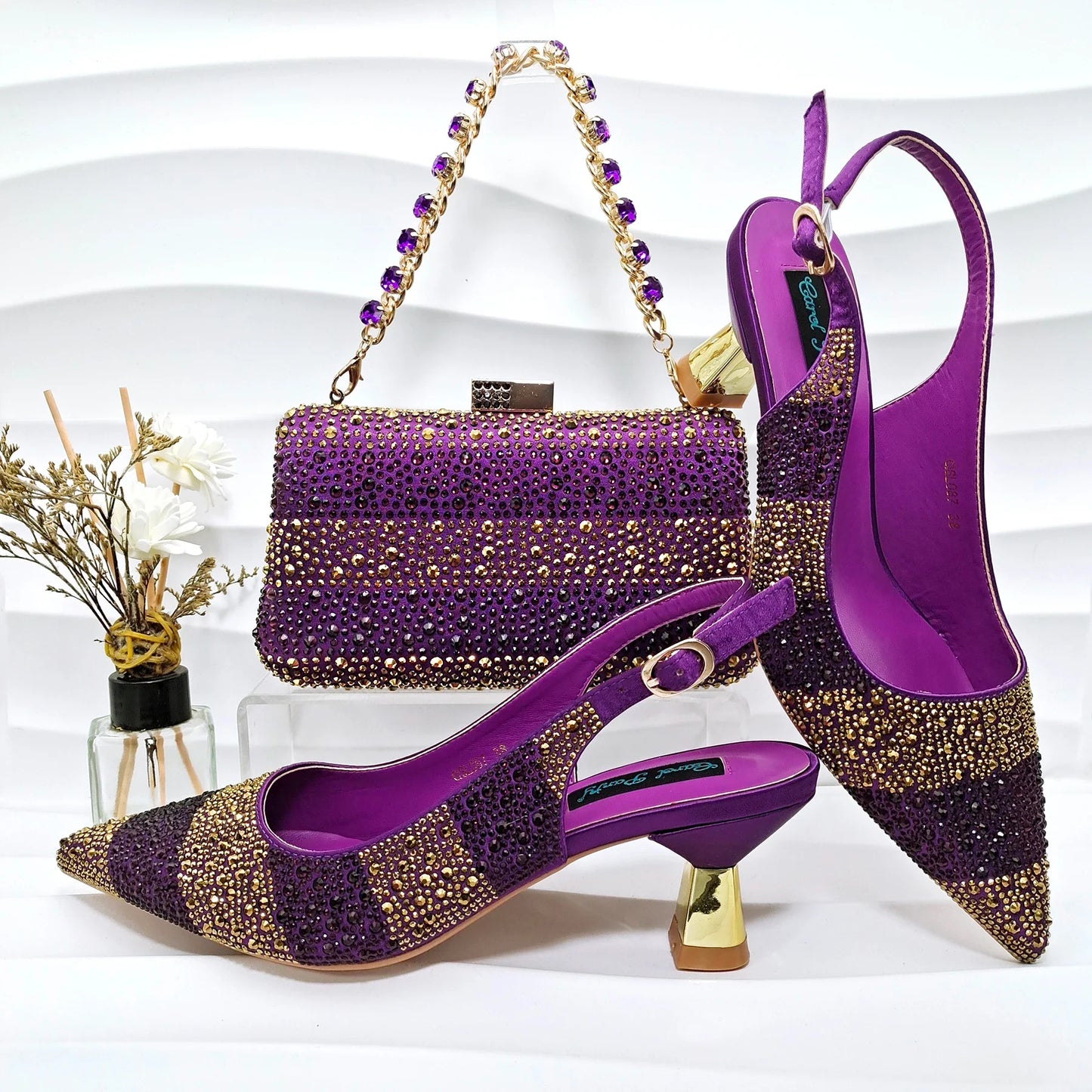 Charming Shoes And Bag Matching Set INHGF1-9