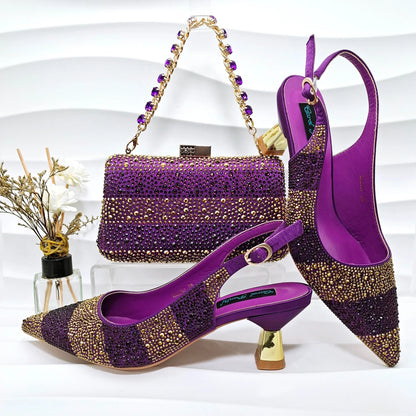 Charming Shoes And Bag Matching Set INHGF1-9