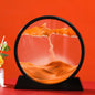 3D Moving Sand Art Picture Round Glass Deep Sea Sandscape Hourglass Quicksand Craft Flowing Painting Office Home Decor Gift