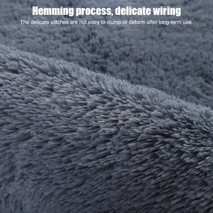 Living Room Rugs Aesthetic Bedroom Round Carpet Decoration Furry Comfort Carpet  Home Decor Pink Foot Mat Area Rug 2023 New