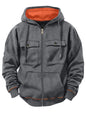 2025 Zipper Hoodies Autumn Winter Men's New Long Sleeve Hooded Sweatshirt Fashion Casual Male Outfit Sportwear Loose Fit Clothes