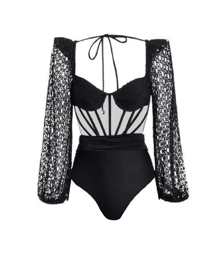 Daisy one piece swimsuit Resort wear